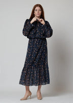 Abito fantasia floreale - 12888