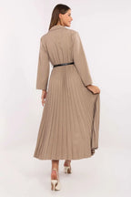 Abito lungo elegante con linea svasata - 217002