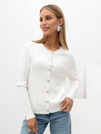 Alissa - Cardigan Elegante da Donna in Viscosa con Bottoni