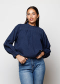 Blu navy / Taglia unica Blusa in 100% cotone - 0030982