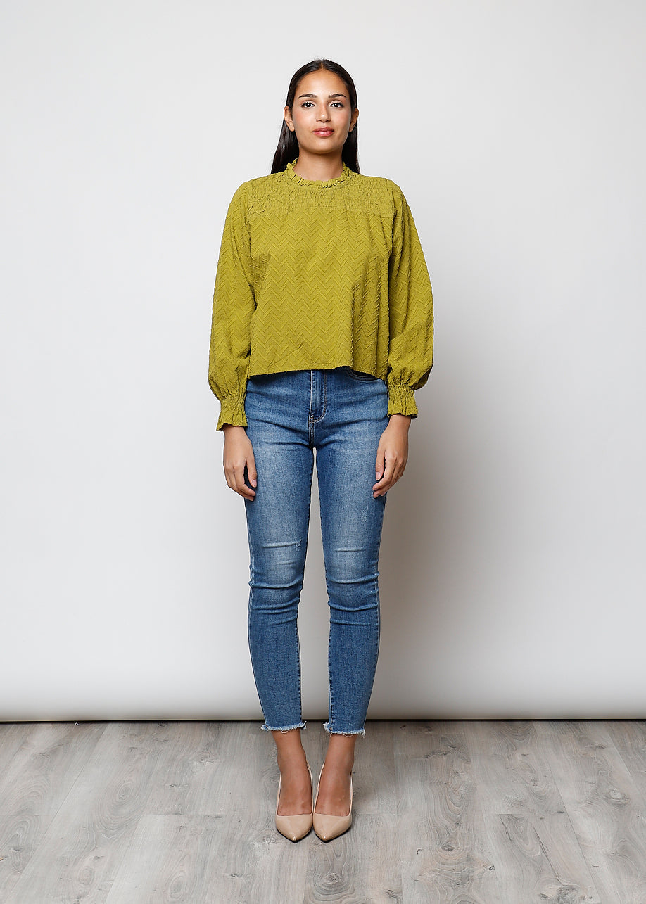 Verde muschio / Taglia unica Blusa in 100% cotone - 0030982