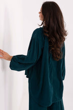 Blusa con bottoni in velluto - VENEZIA - 220272