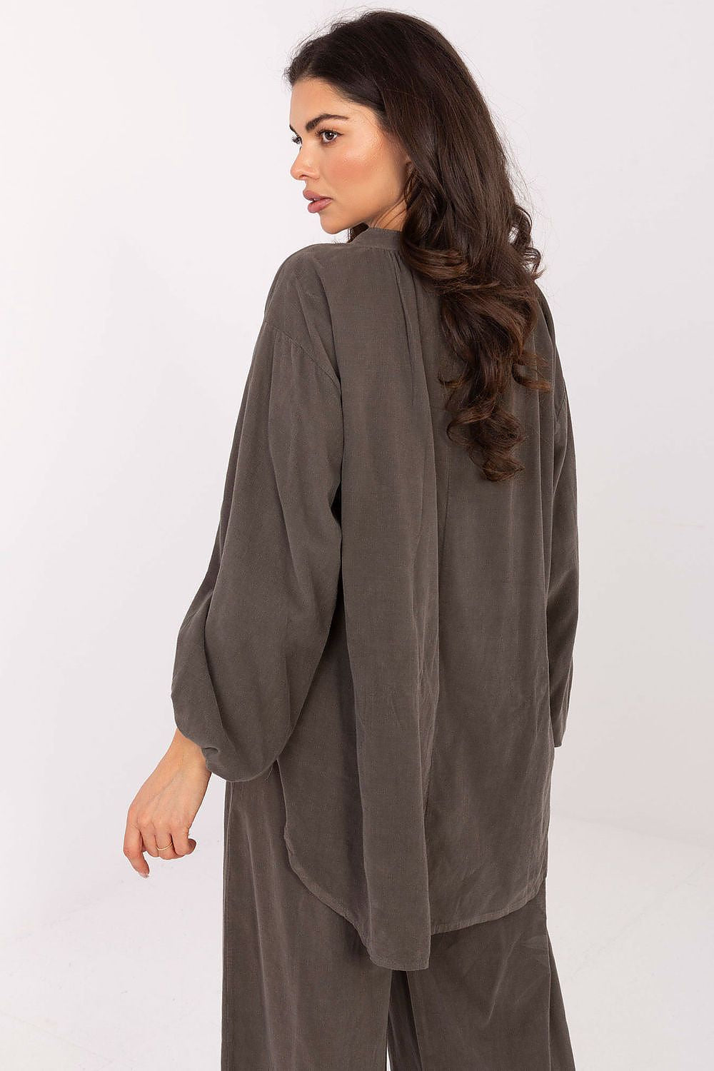 Blusa con bottoni in velluto - VENEZIA - 220272