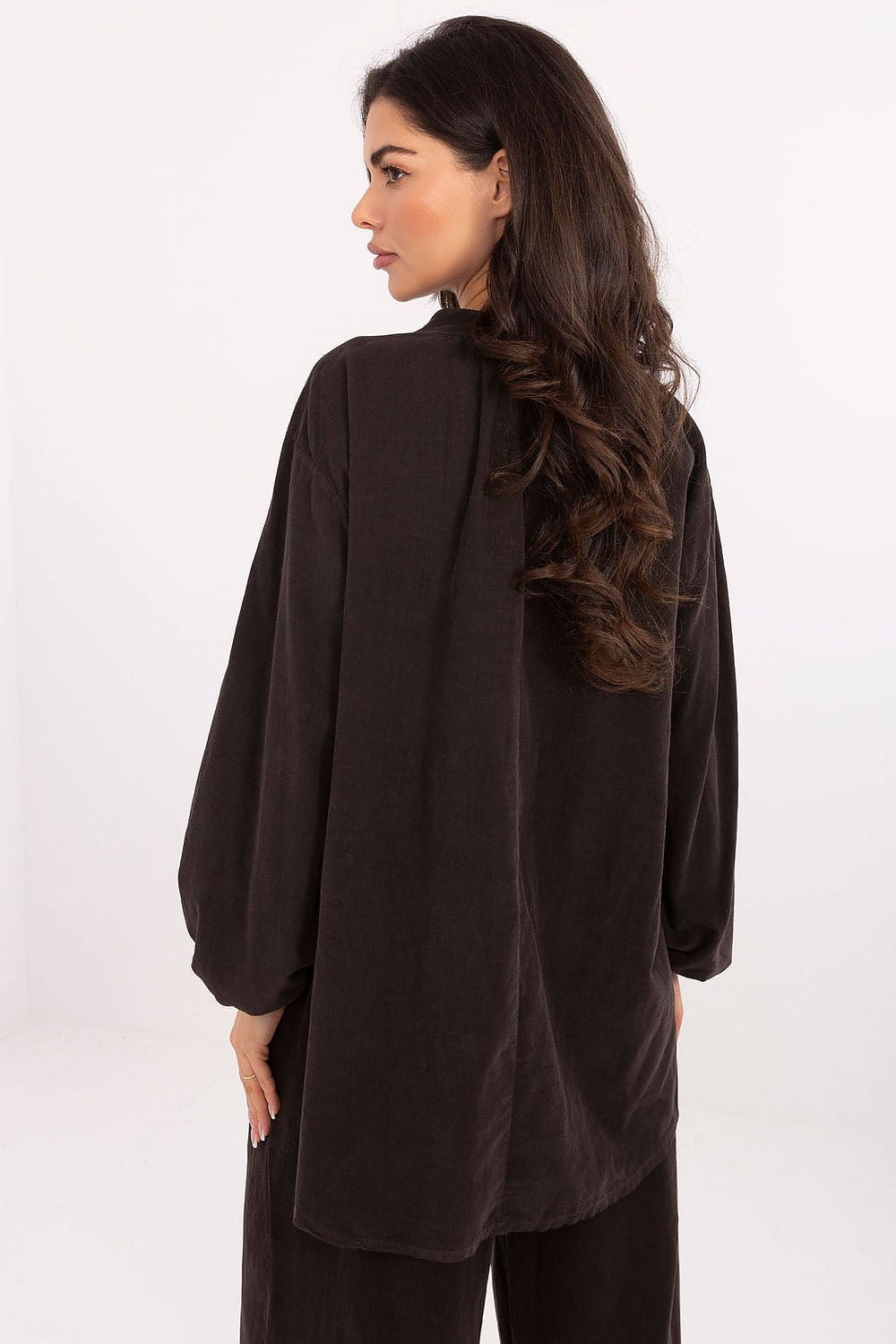 Blusa con bottoni in velluto - VENEZIA - 220272