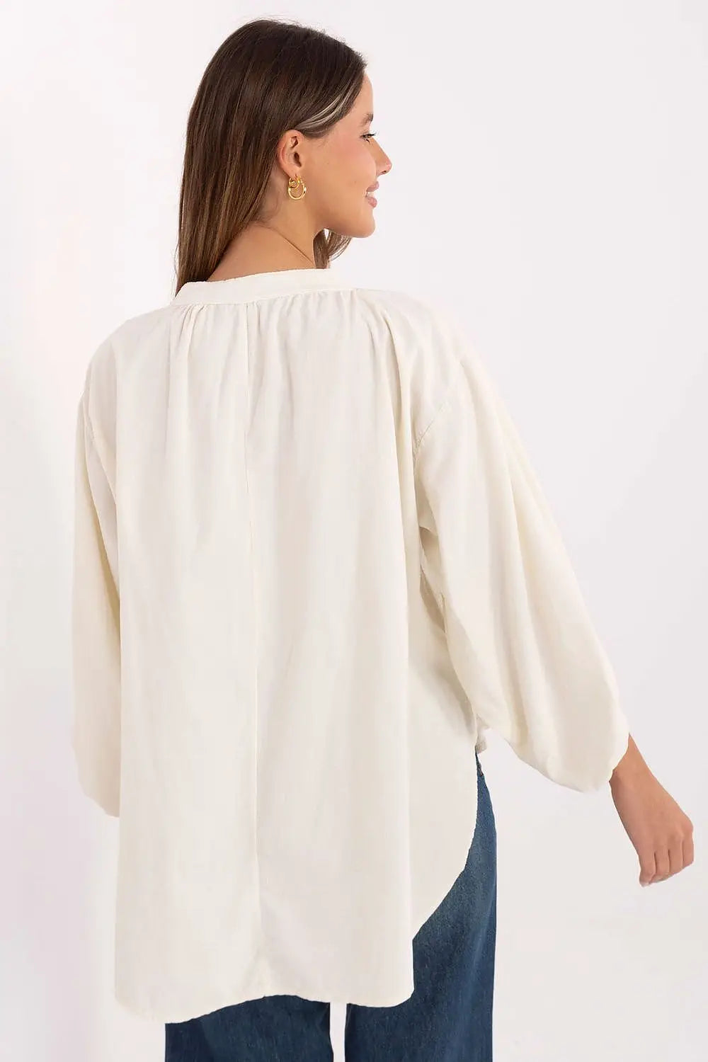 Blusa con bottoni in - VENEZIA - 220272