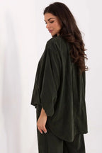 Blusa con bottoni in - VENEZIA - 220272