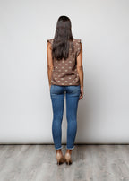 Blusa stampata in viscosa - C5311