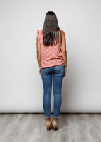 Blusa stampata in viscosa - C5311
