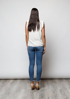 Blusa stampata in viscosa - C5311