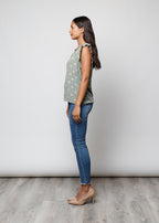 Blusa stampata in viscosa - C5311
