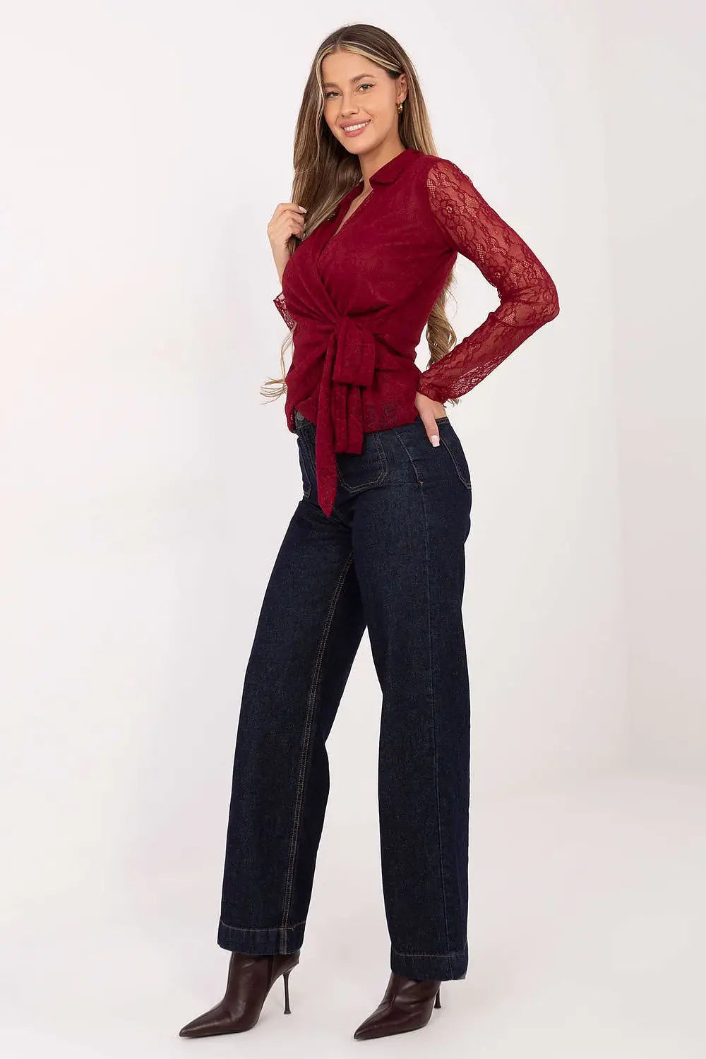 Blusa con in e fioco - 222006