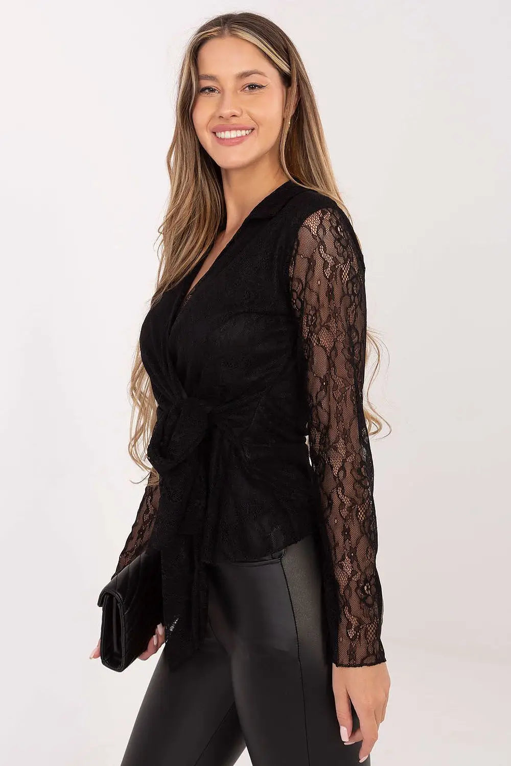 Blusa con in e fioco - 222006