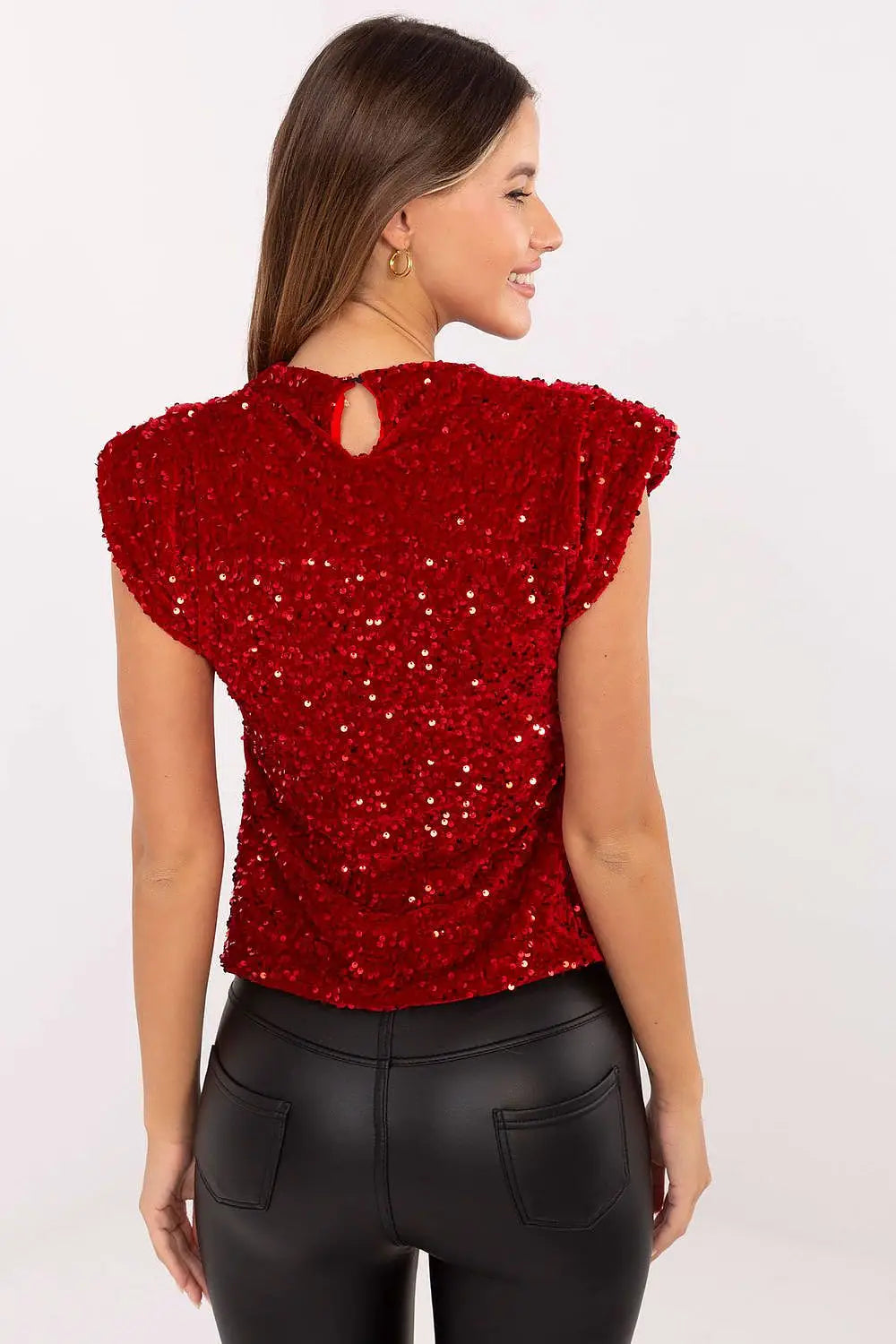 Blusa con pailettes - 219202