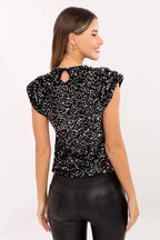 Blusa con pailettes - 219202