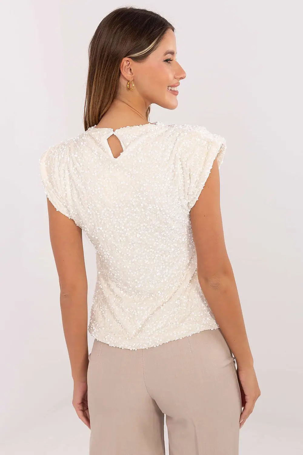 Blusa con pailettes - 219202