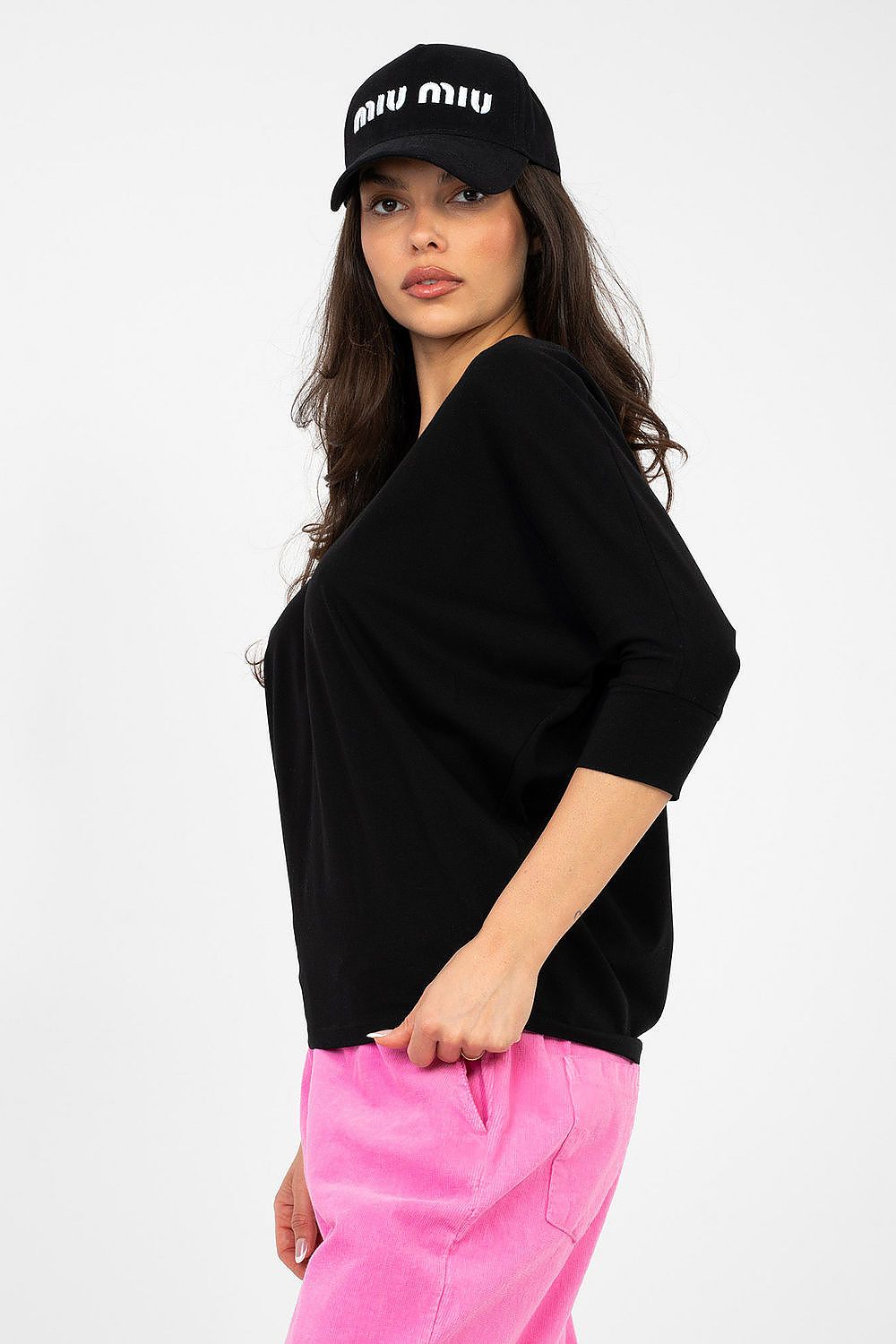 Blusa in cotone elasticizzato - ROBERTA - 224755