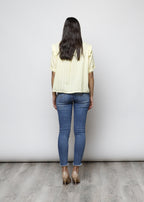 Blusa aperta con bottoni in 100% cotone