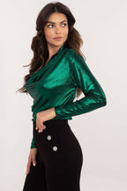 Blusa da donna con finitura lucida - 202688