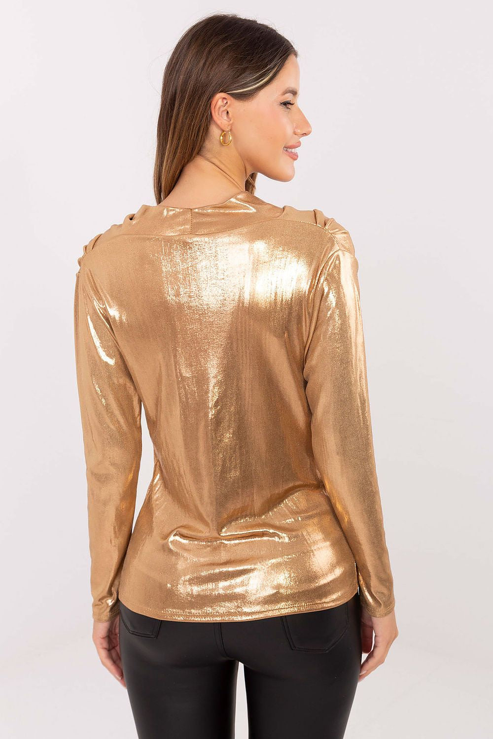 Blusa da donna con finitura lucida - 202688