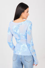 Blusa da donna in voile floreale - 223380