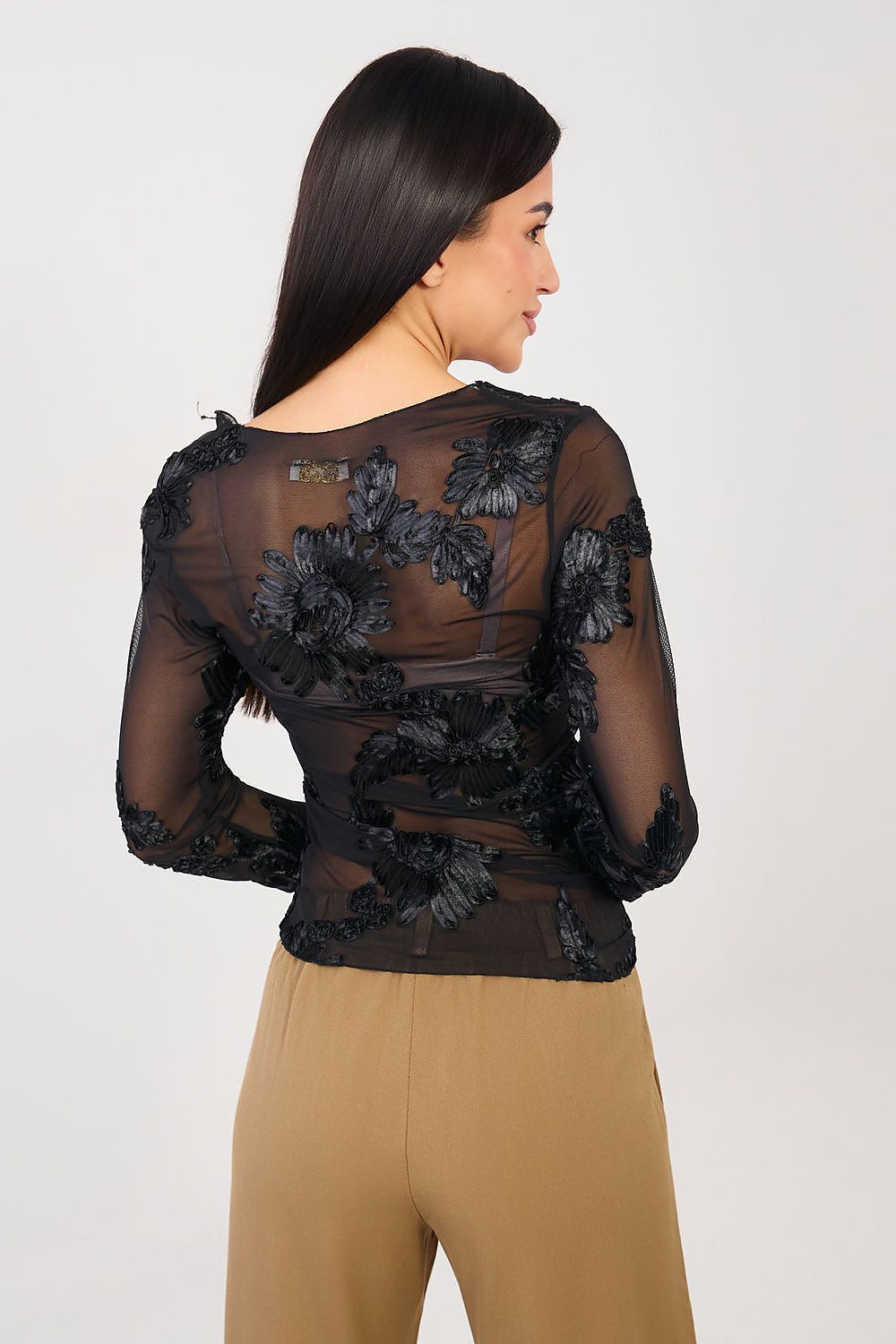 Blusa da donna in voile floreale - 223380