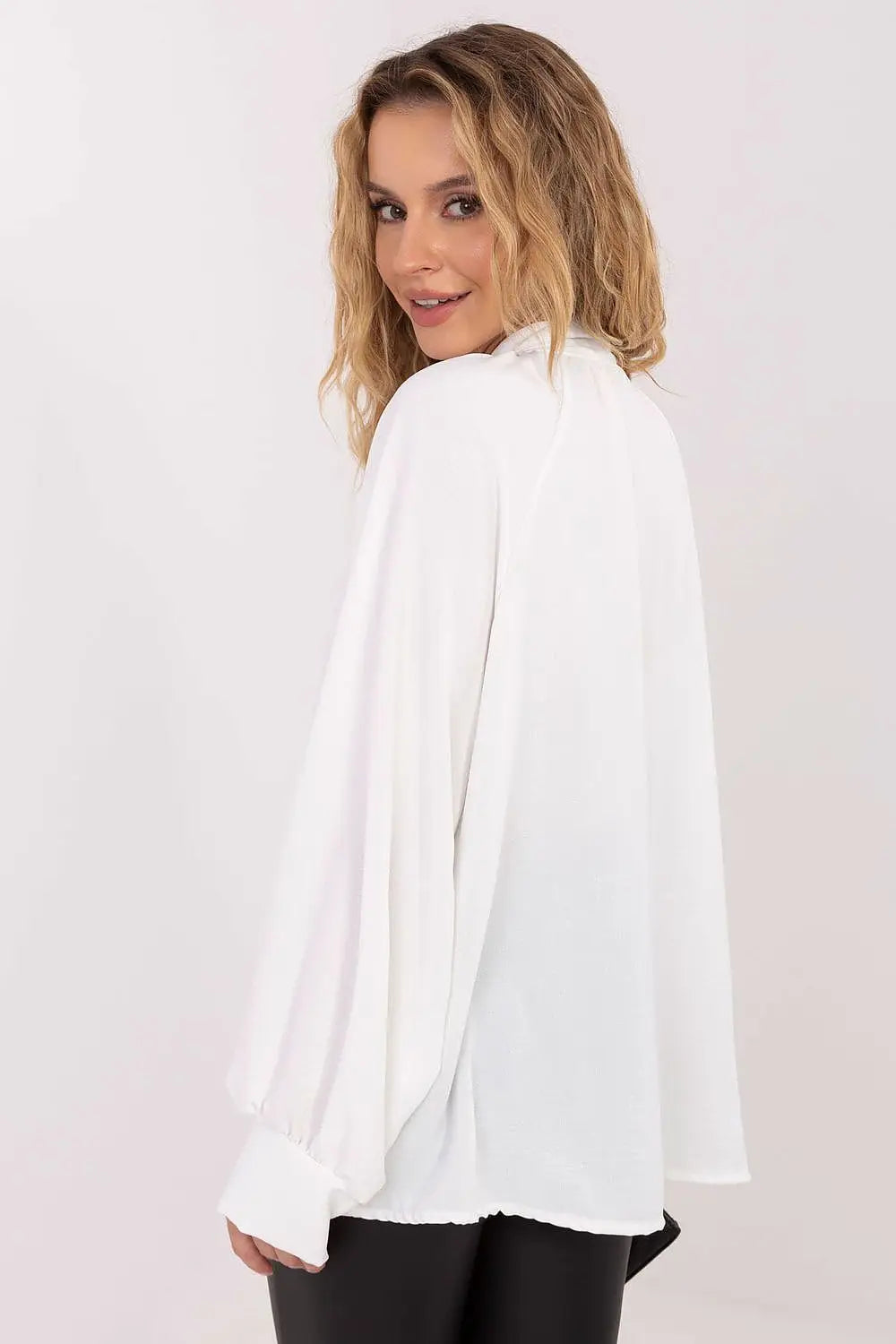 Blusa elegante con fiocco in viscosa - 221060