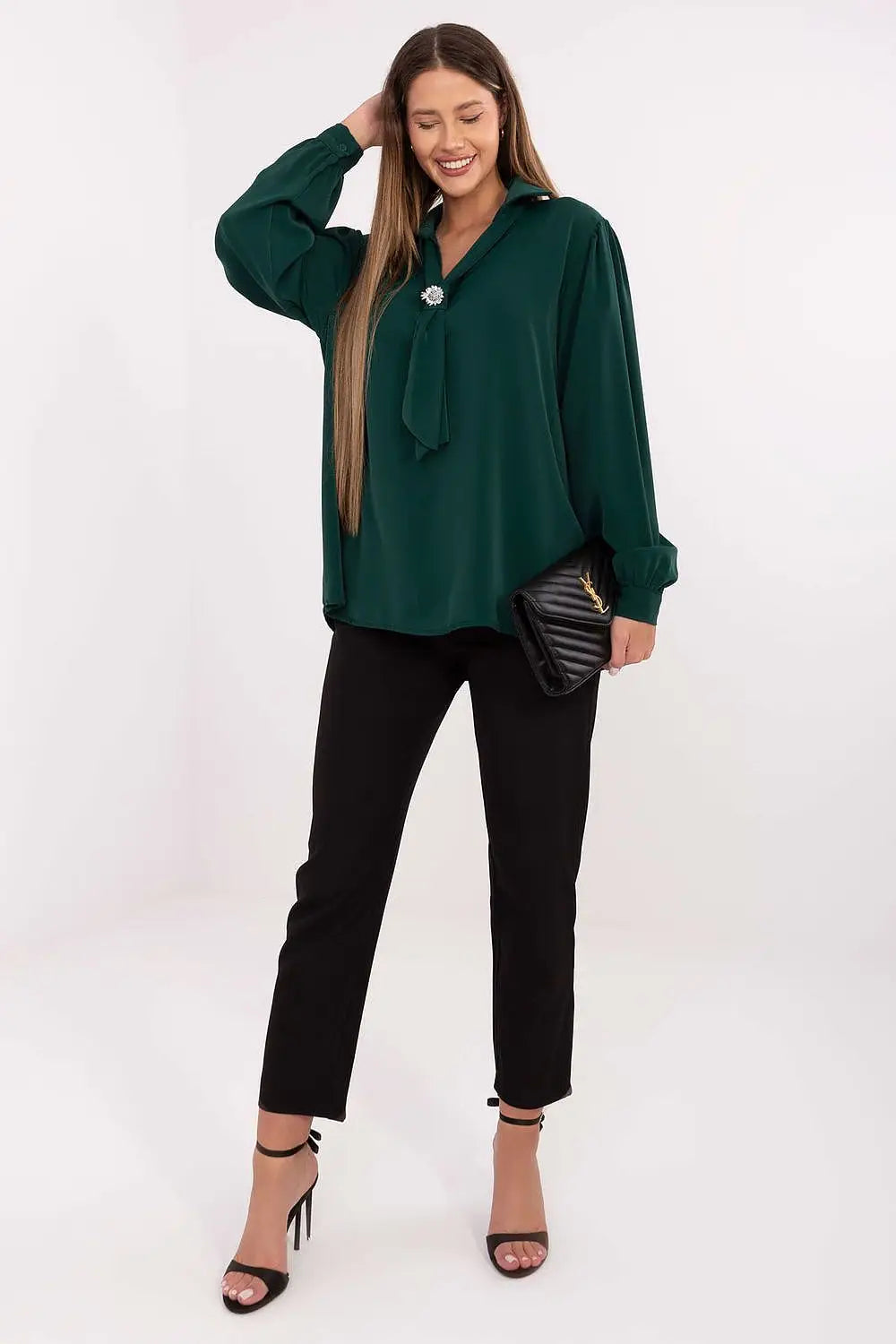 Blusa elegante con laccio regolabile - 221399