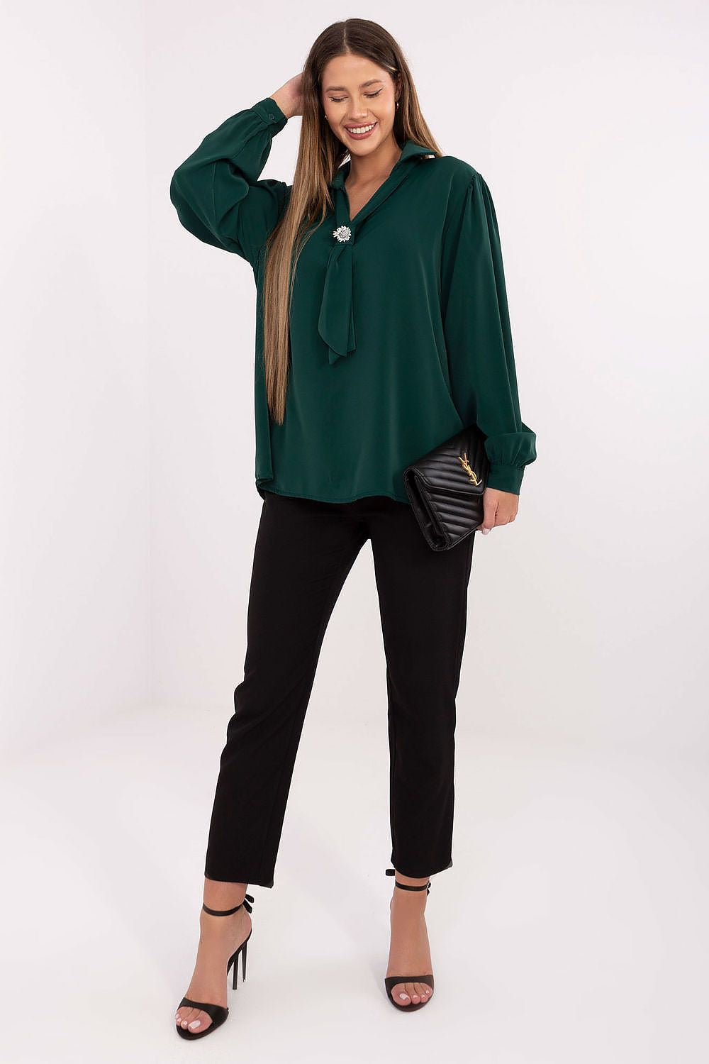 Blusa elegante con laccio regolabile - 221399