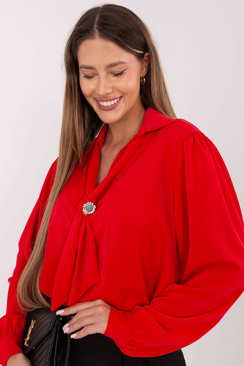 Blusa elegante con laccio regolabile - 221399