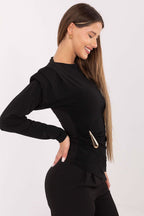 Blusa elegante in viscosa elasticizzata - 221340
