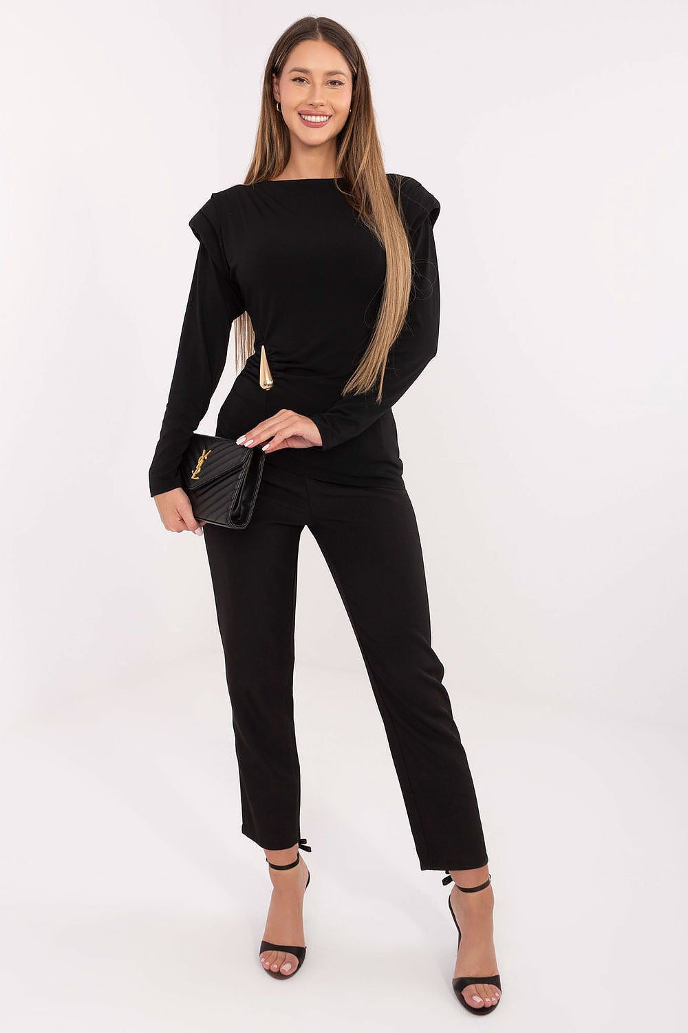 Blusa elegante in viscosa elasticizzata - 221340