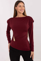 Blusa elegante in viscosa elasticizzata - 221340