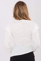 Blusa elegante in viscosa elasticizzata - 221340