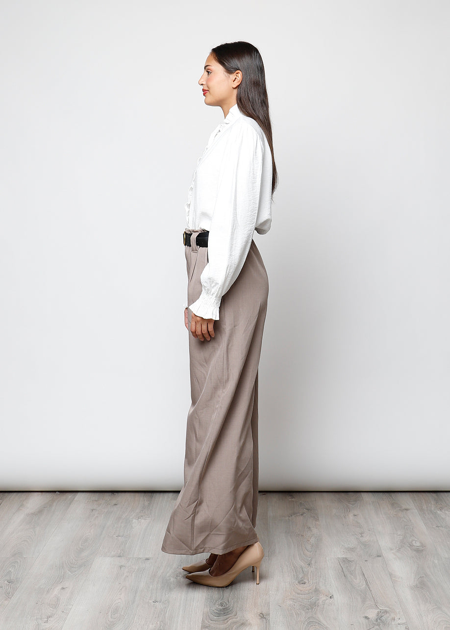 Blusa con bottoni in viscosa  - 0025598