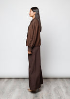 Blusa con bottoni in viscosa  - 0025598