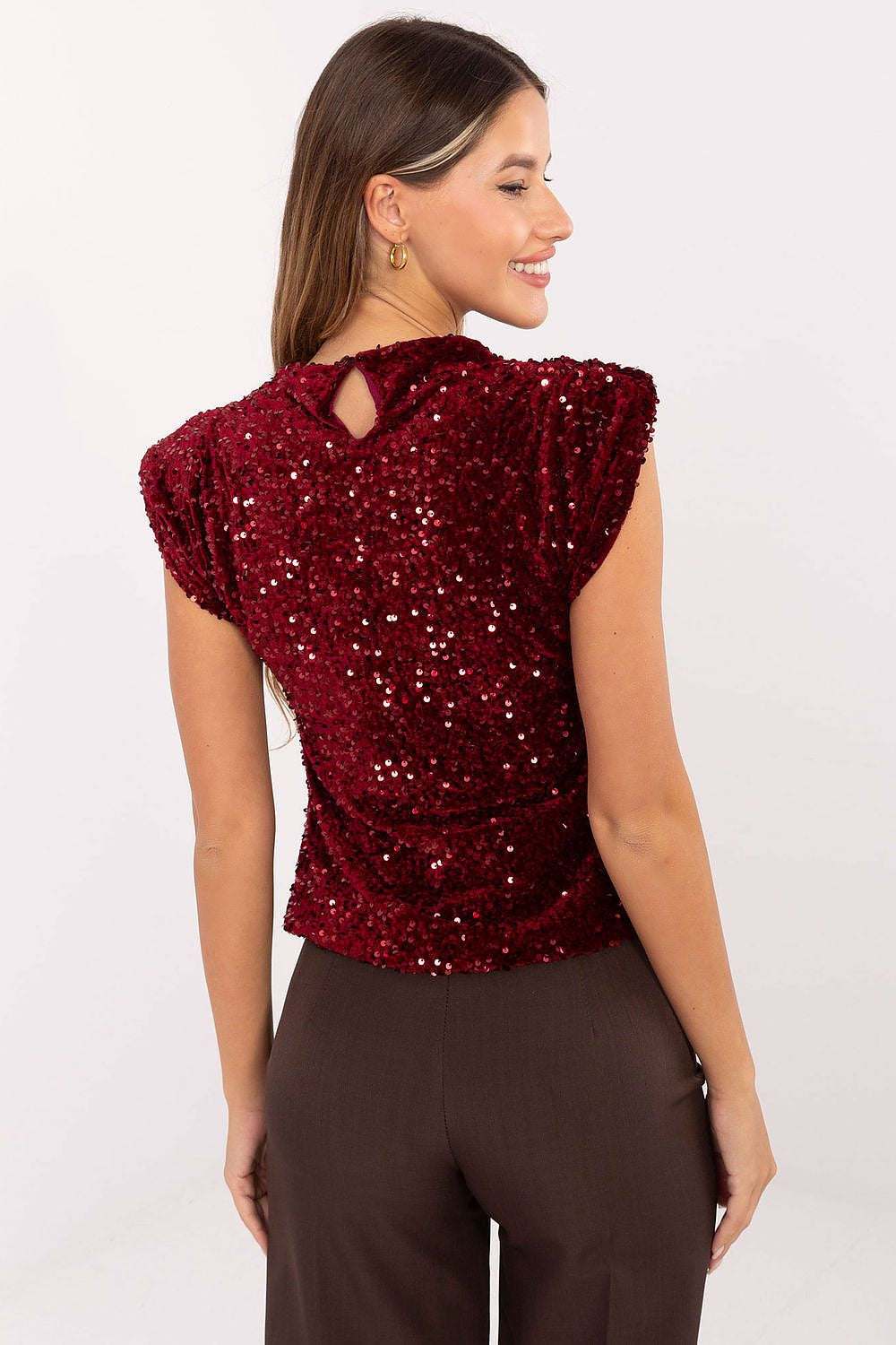 Blusa con pailettes - 219202