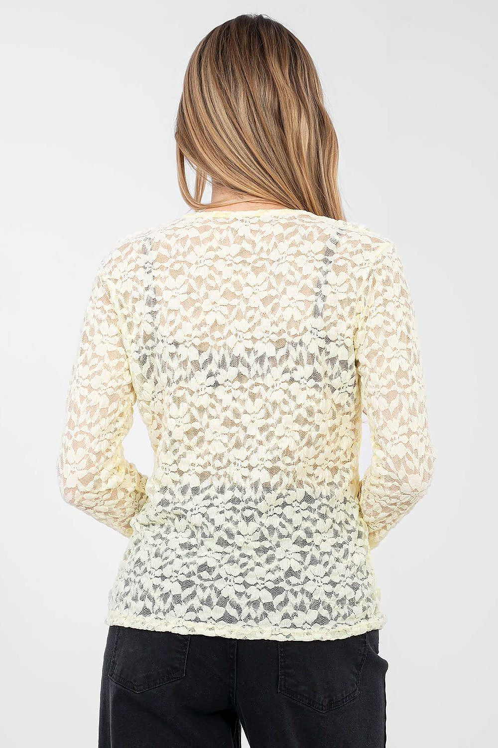 Blusa in pizzo viscosa - 223838