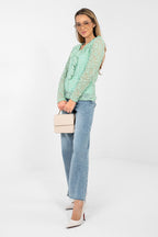 Blusa in pizzo viscosa - 223838