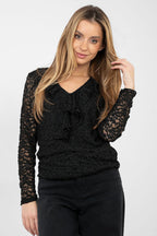 Blusa in pizzo viscosa - 223838