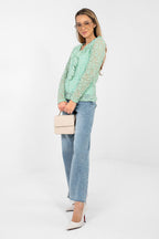 Blusa in pizzo viscosa - 223838