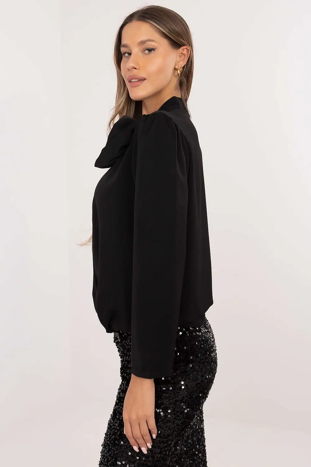 Blusa sofisticata con a V - 203717