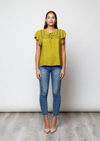 Verde muschio / Taglia unica Blusa in viscosa - 0025600