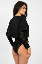 Body in pizzo con t-shirt - KYLIE - 224071