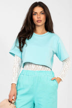 Body in pizzo con t-shirt - KYLIE - 224071