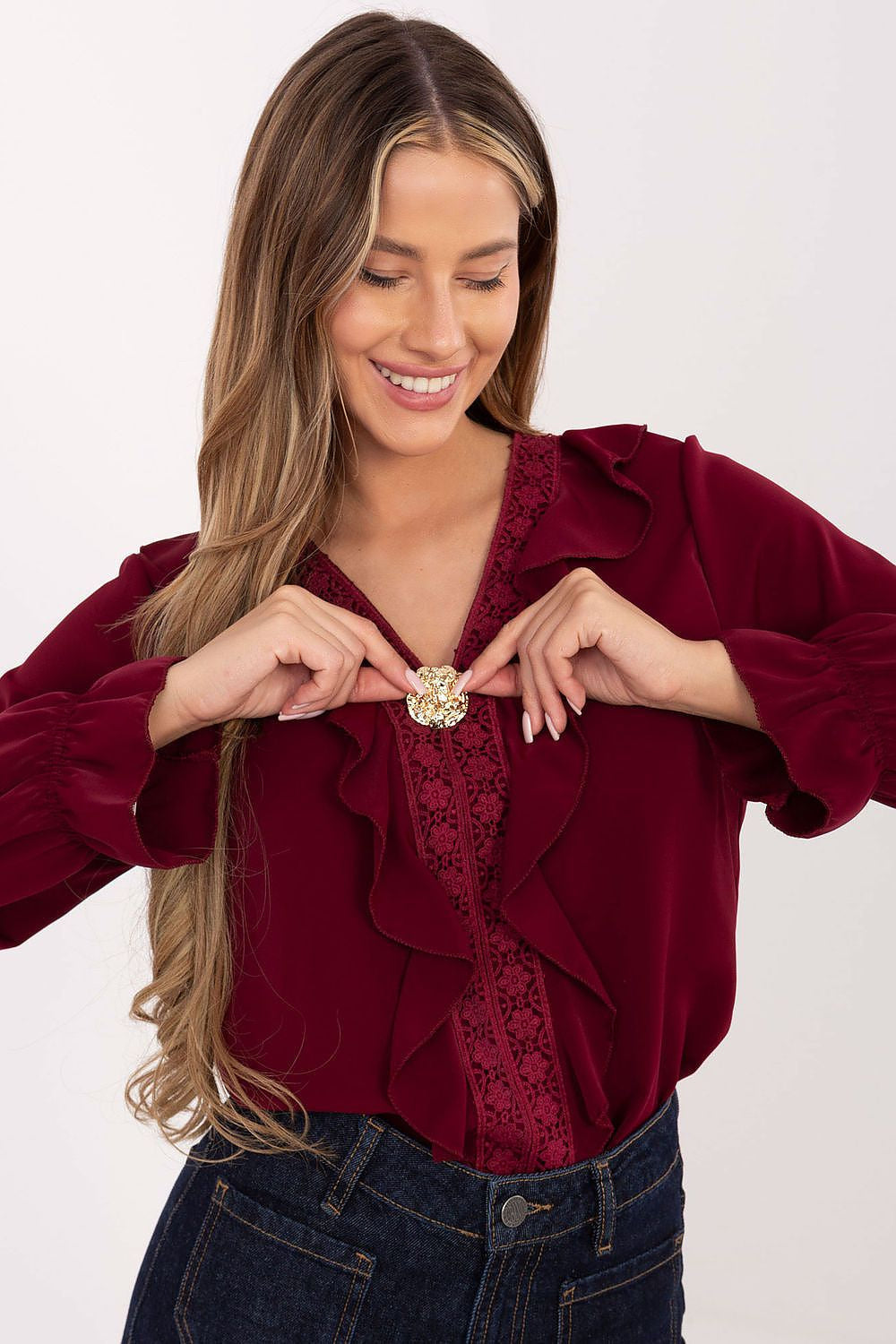 Camicetta donna elegante e versatile in viscosa - 222154