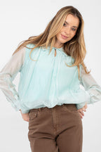 Camicetta elegante in tencel con elastico vita - ASIA