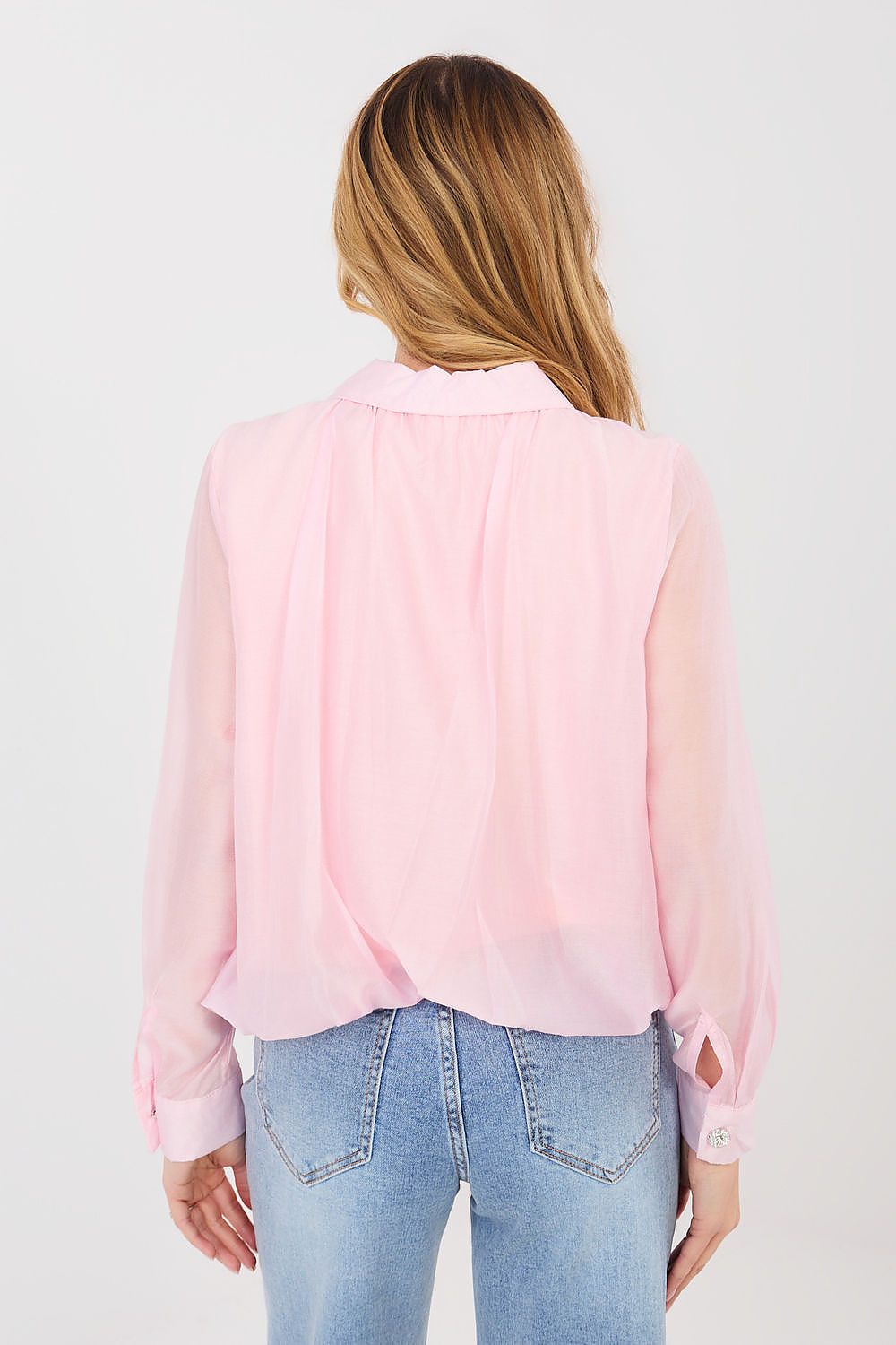 Camicetta elegante in tencel con elastico vita - ASIA