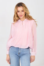 Camicetta elegante in tencel con elastico vita - ASIA