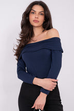 Camicetta in Viscosa Silk-Touch – Scollo alla Spagnola