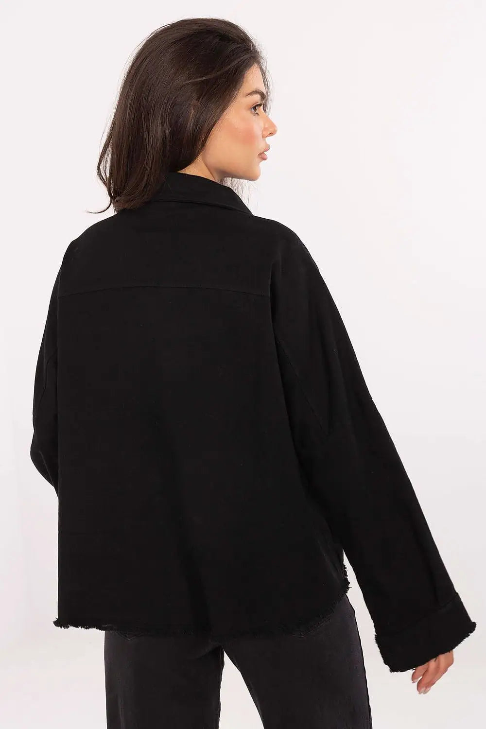 Camicia a manica lunga da donna in cotone - 216734